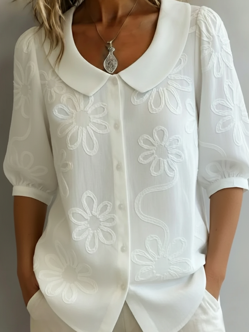 MOREAU LYON | BLOUSE FLORALE POUR FEMMES