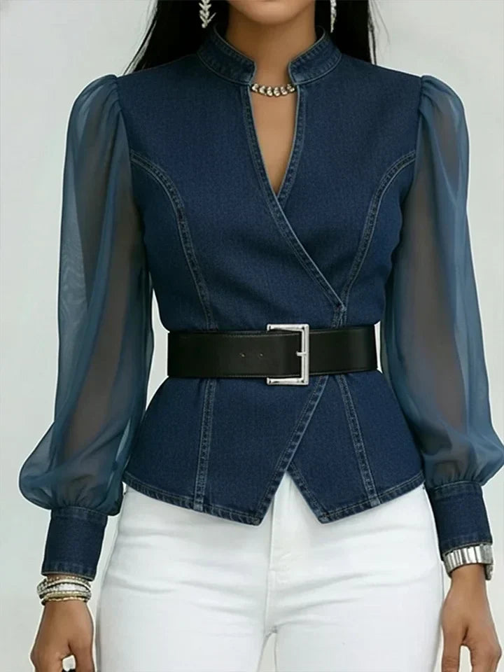 MOREAU LYON | BLOUSE EN JEAN POUR FEMME
