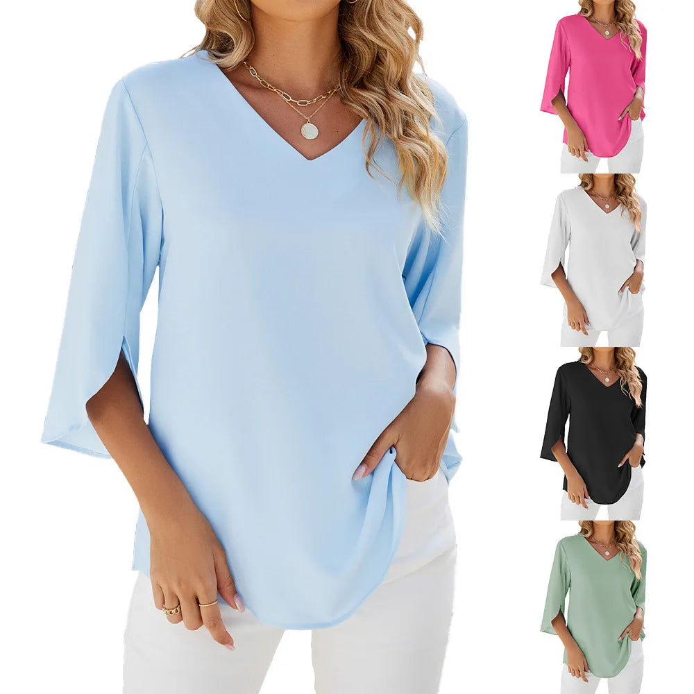 Mia - Blouse Décontractée Été