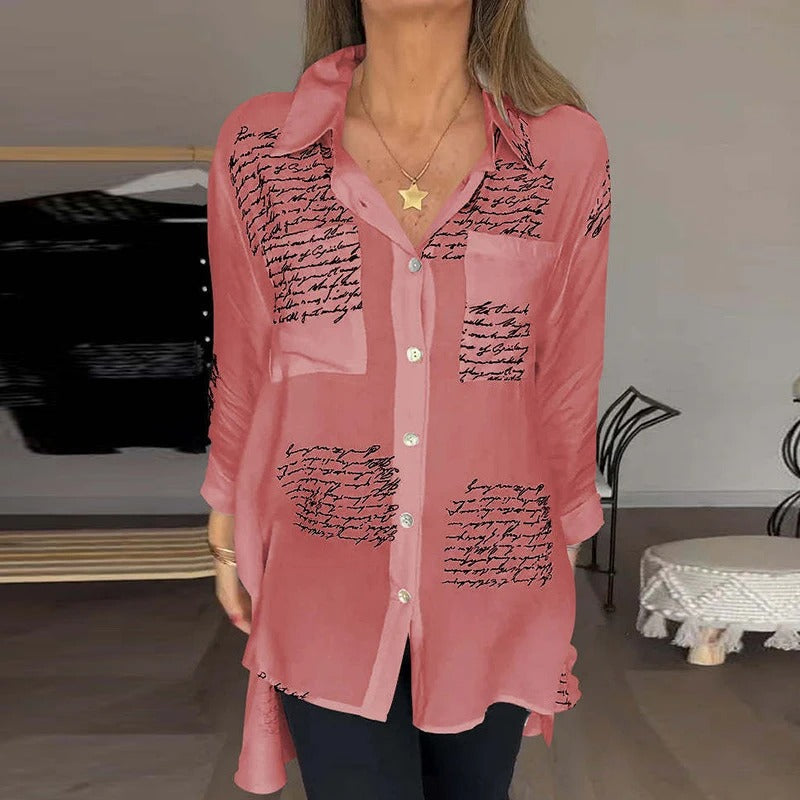 Monique - Blouse Élégante Printanière