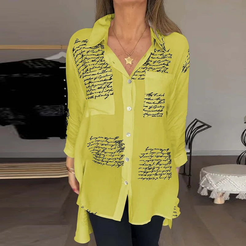 Monique - Blouse Élégante Printanière