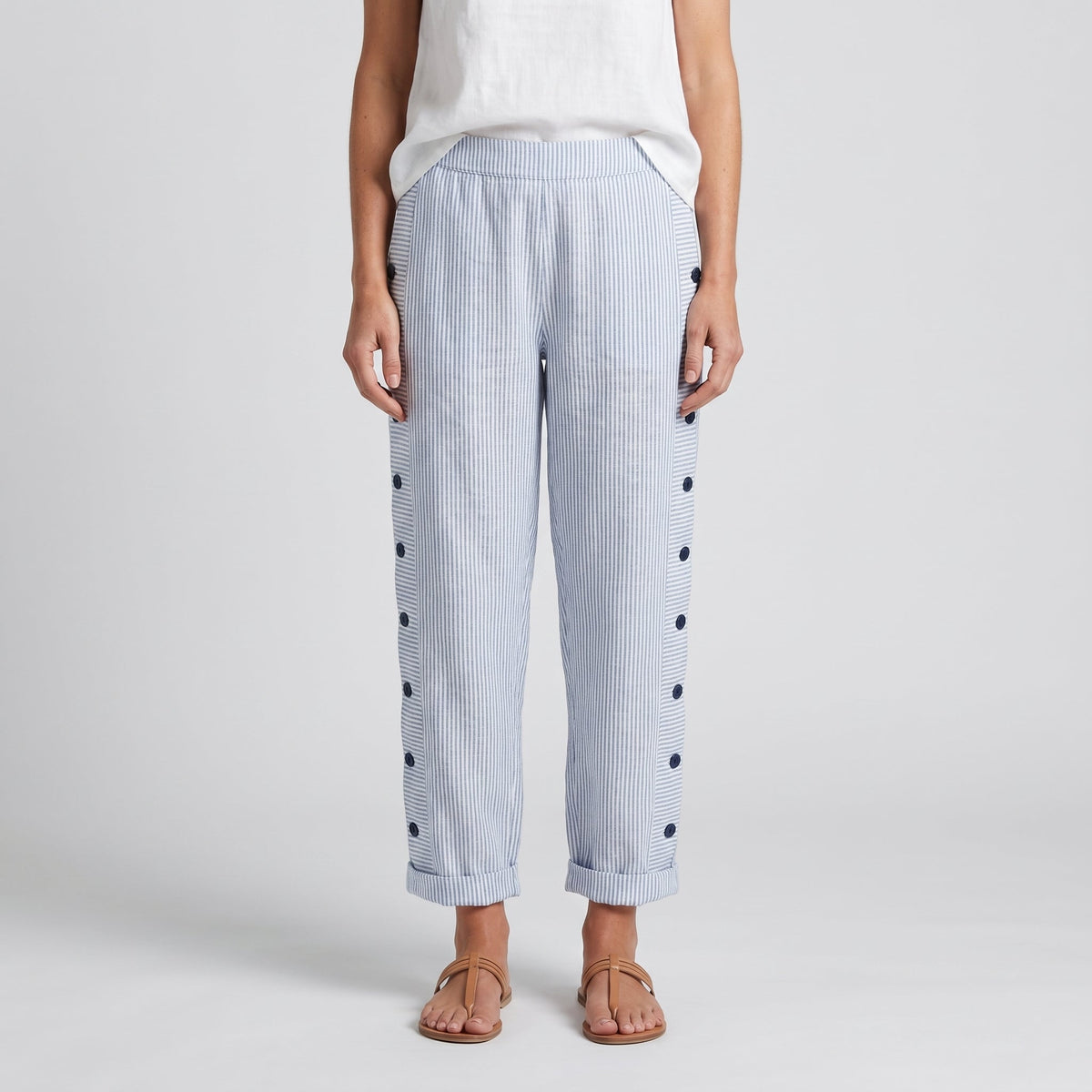 MOREAU LYON | PANTALONS RAYÉS POUR FEMMES