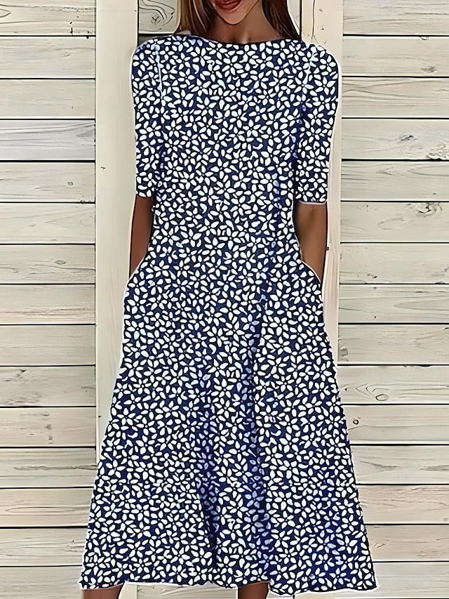 Maisonrivelle | Robe d'été Midi à imprimé floral Sela